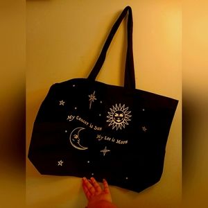 LDR VILLAGE black moon and sun tote